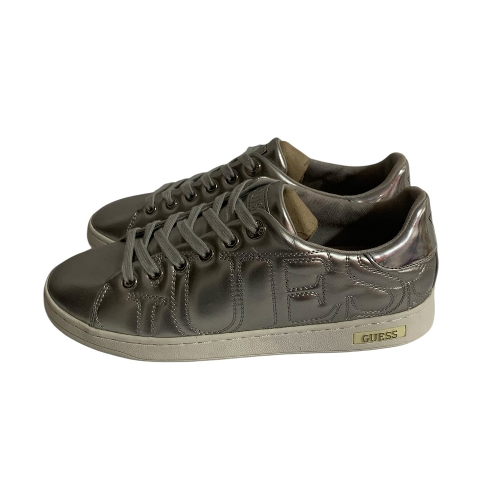 Guess Silver Logo Sneakers Women 8.5